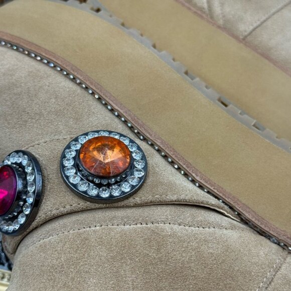 🆕 KURT GEIGER LONDON 🧿 NWOB Octavia Teddy Bootie, Sz EU37 US 7 - Picture 14 of 14